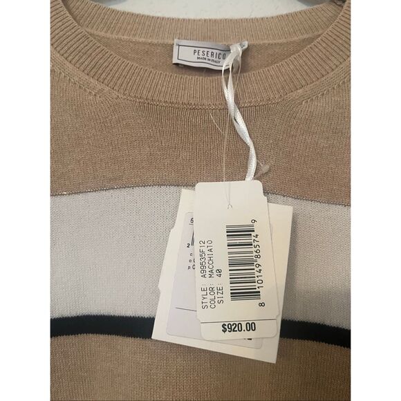 PESERICO | KNITTED WOOL SILK CASHMERE CAPE NEW NWT - Picture 3 of 10